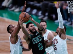 The Boston Celtics beat the Cleveland Cavaliers 113-98 on Wednesday night to advance to the Eastern Conference finals for the third straight season.
