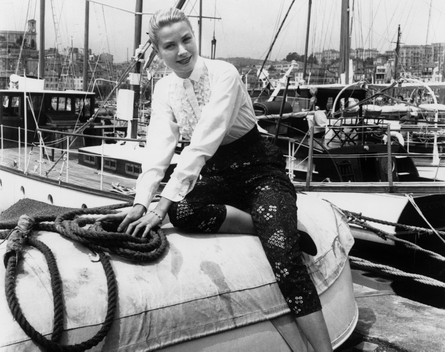 Grace Kelly headed to the Cannes Film Festival in 1955 as an American delegate. It was at this festival that she met her future husband, Prince Rainier III. The next year, Grace Kelly would become the Princess of Monaco, marrying the Prince in April 1956.