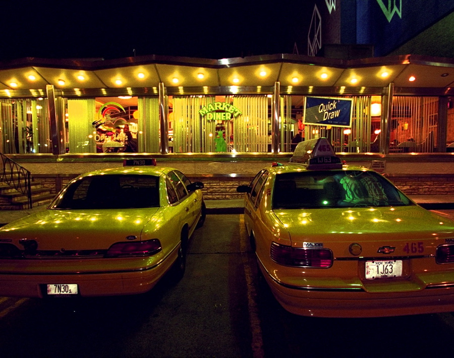 The Market Diner on 11th Avenue, a popular stop for nighttime cabbies because of parking spots along 43rd Street.
